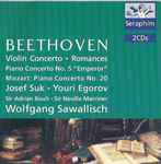 Cover for album: Beethoven, Josef Suk, Youri Egorov – Violin Concerto / Piano Concerto No. 5(2×CD, Compilation, Remastered)