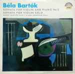 Cover for album: Béla Bartók, André Gertler, Diane Anderson – Sonata For Violin And Piano No 2 / Sonata For Violin Solo