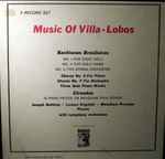 Cover for album: Menahem Pressler, Joseph Battista, Theodore Bloomfield, Izler Solomon, Lenore Engdahl, Carlos Surinach – Music of Villa-Lobos(3×LP, Compilation)