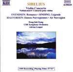 Cover for album: Sibelius, Dong-Suk Kang, Slovak Radio Symphony Orchestra, Adrian Leaper – Violin Concerto