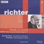 Cover for album: Richter, Schubert, Bartók, Szymanowski, Prokofiev – Piano Sonata D958 / 15 Hungarian Peasant Songs Sz 71 / Two Pieces From 'Masques' / Piano Sonata No.7 Op.83(CD, Album, Remastered)