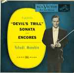 Cover for album: Tartini - Yehudi Menuhin – Devil's Trill Sonata And Encores(LP, Mono)