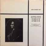 Cover for album: Giuseppe Tartini Three Violin Concerti in E Minor, D.56 in G Major, D. 82 in E Major, D.48(LP)