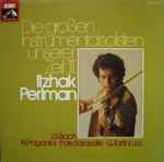 Cover for album: Itzhak Perlman, J.S.Bach, N.Paganini • P.de Sarasate • G.Tartini u.a. – Die Großen Instrumentalsolisten Unserer Zeit III(LP, Compilation)
