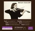 Cover for album: Miriam Solovieff, Fauré, Prokofiev, Tartini, Bloch, Bartók, Ravel – Recitals 1960, 1961(CD, Compilation, Remastered)
