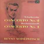 Cover for album: Tchaikovsky / Rachmaninoff - Benno Moïséiwitsch, George Weldon, Sir Malcolm Sargent – Concerto No. 2 / Concerto No. 1