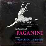 Cover for album: Tchaikovsky, Rachmaninoff, Ballets Russes Orchestra – Paganini / Francesca Da Rimini(LP, Repress)