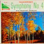 Cover for album: Tchaikovsky, Philharmonic Symphony Orchestra Of London, Artur Rodzinski – Symphony No. 4 In F Minor, Op. 36