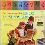 Cover for album: Bach, Haydn, Mozart, Beethoven, Mendelssohn, Chopín, Brahms, Tchaikovsky – Walt Disney Presents The Great Composers (A Young Peoples's Introduction To Their Music And Stories)(LP, Stereo)