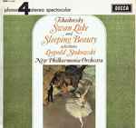 Cover for album: Tchaikovsky, New Philharmonia Orchestra, Leopold Stokowski – Swan Lake And Sleeping Beauty Selections