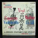 Cover for album: Virgil Thomson, Janssen Symphony Of Los Angeles, Luigi Silva, Werner Janssen – Concerto For Violoncello And Orchestra / The Mother Of Us All Suite For Orchestra