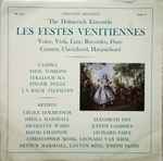 Cover for album: The Dolmetsch Ensemble, Campra, Thos. Tomkins, Straloch M.S., Finger, J. S. Bach, Telemann – Les Festes Vénitiennes(LP)