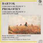 Cover for album: Bartok, Prokofiev, Bruno Maderna, David Josefowitz, Claude Helffer, Orchestre National De L'Opéra De Monte-Carlo – Concertos(CD, Album)