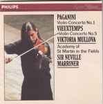 Cover for album: Paganini, Vieuxtemps – Viktoria Mullova, Sir Neville Marriner, Academy Of St Martin In The Fields – Violin Concerto No. 1 • Violin Concerto No. 5