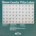 Cover for album: Henze / Casella / Villa-Lobos - Marisa Tanzini, Radio-Symphonie-Orchester Berlin, Gerd Albrecht – Telemanniana / Scarlattiana / Bachiana