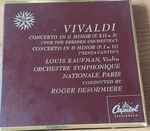 Cover for album: Vivaldi - Louis Kaufman, Orchestre Symphonique Nationale, Paris Conducted By Roger Désormière – Concerto In G Minor (F. XII n. 3) (