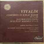 Cover for album: Vivaldi - Roger Désormière, Orchestre Symphonique Nationale, Paris, Louis Kaufman – Concerto In E Flat Major Double Concerto In B Flat Major(3×7