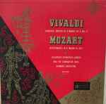 Cover for album: Vivaldi / Mozart - The Dumbarton Oaks Chamber Orchestra, Alexander Schneider – Concerto Grosso In D Minor, Op. 3, No. 11 / Divertimento In D Major (K. 251)