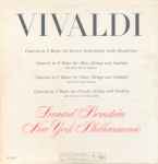 Cover for album: Vivaldi, Leonard Bernstein, New York Philharmonic – Vivaldi- Four Concertos