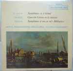 Cover for album: J.C. Bach, Vivaldi, Haydn, Royal Philharmonic Orchestra, Charles Gerhardt – Symphonie En Si Bémol / Concerto Grosso En La Mineur / Symphonie N° 100 En Sol 