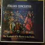 Cover for album: The Academy Of St. Martin In The Fields Directed By Neville Marriner, Cherubini, Vivaldi, Geminiani, Bellini, Corelli – Italian Concertos