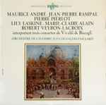 Cover for album: Vivaldi, Biscogli, Jean-François Paillard, Maurice André, Lily Laskine, Jean-Pierre Rampal, Marie-Claire Alain – Trois Concertos