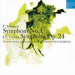 Cover for album: Voříšek, Schubert - Deutsche Kammerphilharmonie Bremen, Thomas Hengelbrock – F. Schubert Symphony No. 1 - J.V. Voříšek Symphony Op. 24(CD, Album, Stereo)