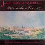 Cover for album: Johann Gottfried Walther - Nicholas Jackson – Studies In Music, Weimar 1710(LP, Stereo)