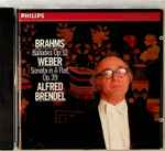Cover for album: Brahms, Weber, Alfred Brendel – Brahms: Ballades Op. 10 / Weber: Sonata In A Flat, Op. 39
