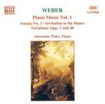 Cover for album: Weber, Alexander Paley – Piano Music Vol. 1(CD, )