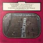 Cover for album: Schoenberg, Stravinsky, Webern - Ensemble Instrumental De France – La Nuit Transfigurée Op. 4 / Concerto Pour Cordes / Cinq Mouvements Op. 5 /(LP, Album, Quadraphonic)