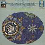 Cover for album: Boulez / Webern / Schoenberg - Le Trio A Cordes Français, Michel Debost, Christian Ivaldi – Sonatine / Trios Op. 20 Et Op. Posthume / Trio Op. 45(LP, Stereo)