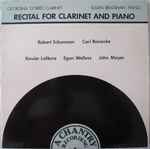 Cover for album: Georgina Dobrée, Susan Bradshaw, Robert Schumann, Carl Reinecke, Xavier Lefèvre, Egon Wellesz, John Mayer (2) – Recital For Clarinet  And Piano(LP)