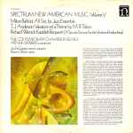 Cover for album: Milton Babbitt / T.J. Anderson / Richard Wernick, The Contemporary Chamber Ensemble, Arthur Weisberg – Spectrum: New American Music, Volume V