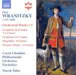 Cover for album: Paul Wranitzky, Czech Chamber Philharmonic Orchestra Pardubice, Marek Štilec – Orchestral Works • 3(CD, Album)