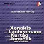 Cover for album: Iannis Xenakis / Helmut Lachenmann / György Kurtág / Leoš Janáček - Quartetto Danel – Milano Musica Festival Live - Volume 1(CD, Album)