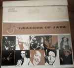 Cover for album: Louis Armstrong, Count Basie, Sidney Bechet, Bix Beiderbecke, Duke Ellington, Dizzy Gillespie, Benny Goodman, Lionel Hampton, Jelly Roll Morton, Fats Waller – Leaders of Jazz(5×LP, Compilation, Stereo)