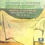 Cover for album: Alexander Von Zemlinsky / Arnold Schoenberg - Corda Quartett – Zwei Sätze Für Streichquartett - Zwei Sätze Für Streichquintett / Streichquartett D-Dur - Trio Op.45(CD, Album)