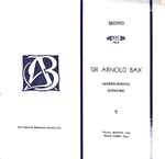 Cover for album: Sir Arnold Bax, Florence Hooton, Wilfrid Parry – Legend Sonata, Sonatina(LP, Reissue, Mono)