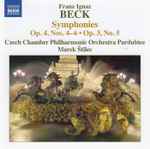 Cover for album: Franz Ignaz Beck, Czech Chamber Philharmonic Orchestra Pardubice, Marek Štilec – Symphonies Op. 4, Nos. 4-6, Op. 3, No. 5(CD, )