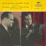 Cover for album: David Oistrach, Igor Oistrach, George Benda, Vladimir Yampolsky – Trio Sonata , E Major For 2 Violins And Piano