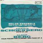 Cover for album: Arnold Schoenberg, Alban Berg, Melos Ensemble, Gervase de Peyer, Lamar Crowson – Suite Op. 29; Four Pieces For Clarinet And Piano Op. 5
