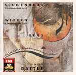 Cover for album: Schönberg, Webern, Berg – Arleen Augér, City Of Birmingham Symphony Orchestra, Simon Rattle – 5 Orchesterstücke Op. 16 / 6 Orchesterstücke Op. 6 / Lulu-Suite
