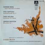 Cover for album: Gunnar Berg, Finn Høffding, Tage Nielsen, Jørgen Bentzon – … pour Clarinette et Violon, Kammermusik op. 11, Nocturner for Klaver, Mikrofoni Nr. 1(LP, Stereo)