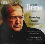 Cover for album: Luciano Berio - Dietrich Henschel, French Army Chorus, Orchestre De Paris, Christoph Eschenbach – Rendering / Stanze(CD, )