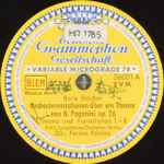 Cover for album: Boris Blacher, RIAS Symphonie-Orchester Berlin, Ferenc Fricsay – Orchestervariationen über Ein Thema von N. Paganini, Op. 26(Shellac, 10