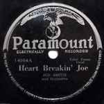 Cover for album: Joe Smith And Orchestra, Ethel Finnie / Eubie Blake – Heart Breakin' Joe / African Rag(Shellac, 10