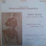 Cover for album: Ernest Bloch / Adolph Baller, Gabor Rejto – Suite For Cello & Piano (1919)(LP, Stereo)