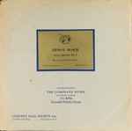 Cover for album: Ernest Bloch, The Stuyvesant String Quartet – String Quartet No. 2(LP, Mono)