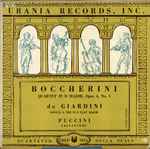 Cover for album: Boccherini / de Giardini, Puccini - Quartetto della Scala – Quartet In D Major, Opus 6, No. 1 / Sonata A Tre In E Flat Major - Crisantemi(LP, Mono)